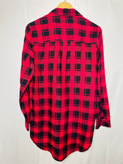 BP Red and Black Checkered Button Down Shirt