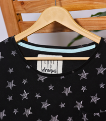 Black Stars Tshirt by Love to dream