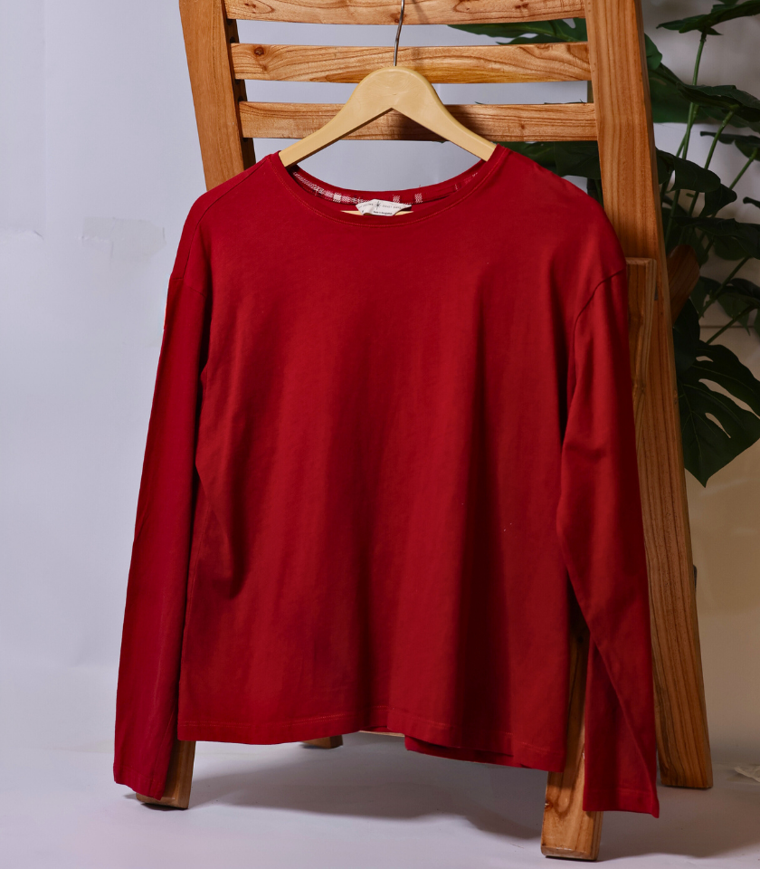 Red Full Sleeve Top by M&S