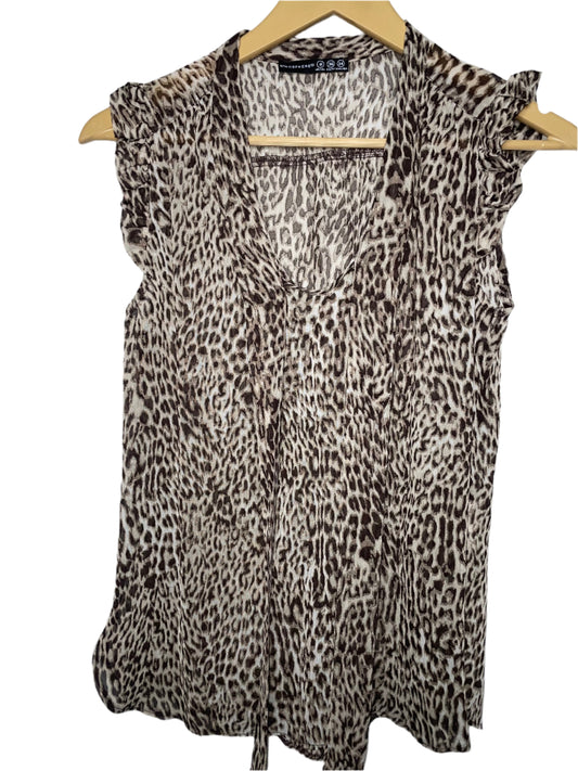 Brown Netted Blouse – Atmosphere