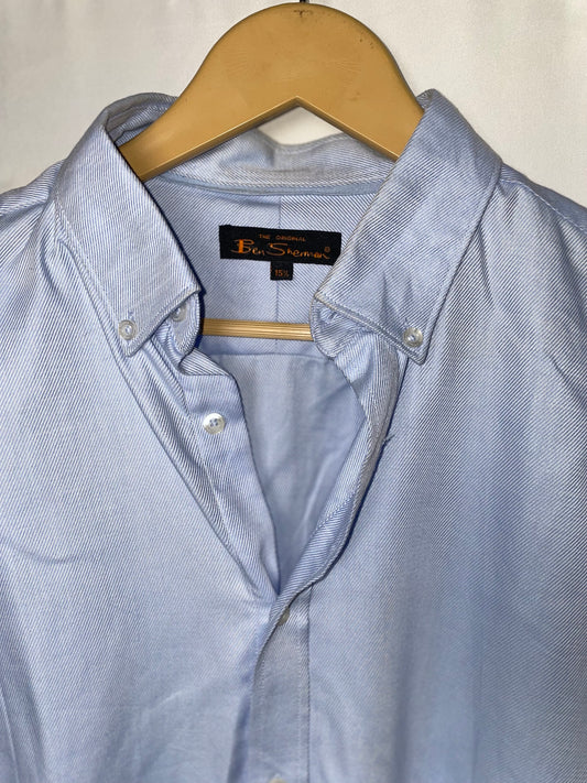 Ben Sherman Classic Button-Down Shirt – Blue
