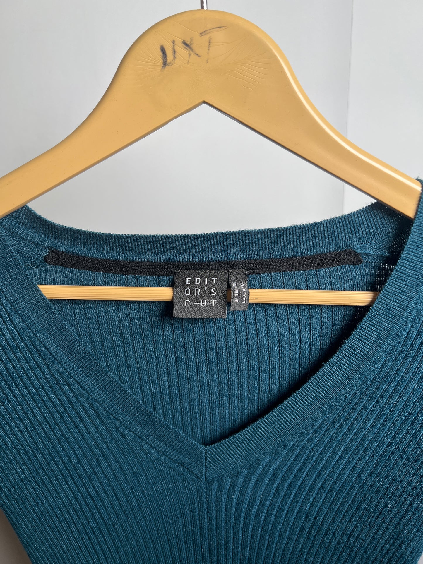 Editors Cut Emerald Green Winter Blouse (Small)