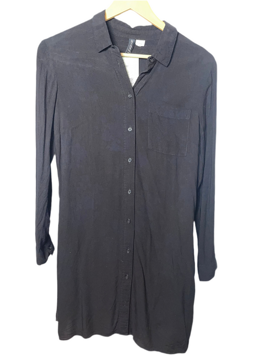 H&M Black Bodycon Dress - Medium