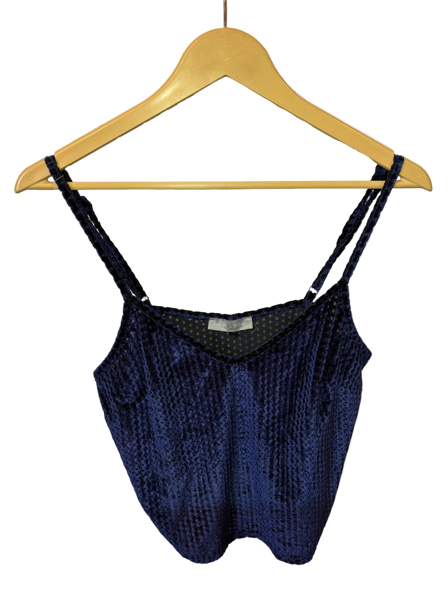 New Look Blue Crop Top