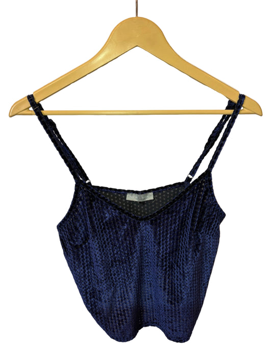 New Look Blue Crop Top