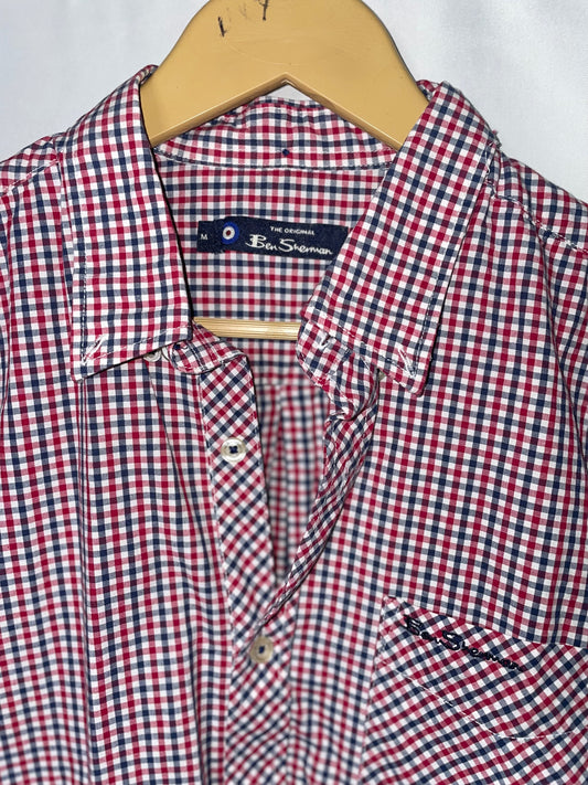 Ben Sherman Half Sleeve Shirt – Maroon