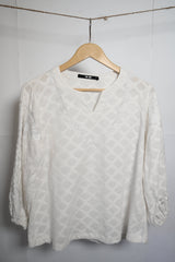 Khaadi White Blouse – Small