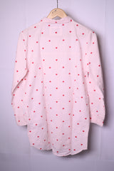 Love to Lounge Pink Button Down Blouse – Small/Medium