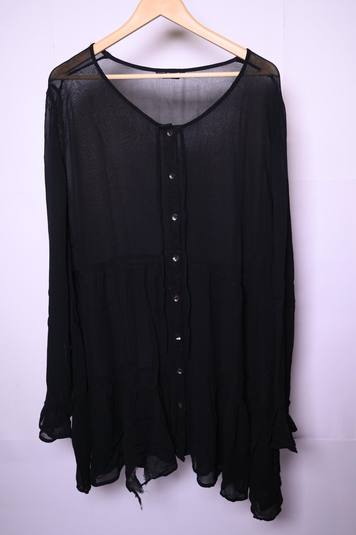 H&M Large Black Blouse