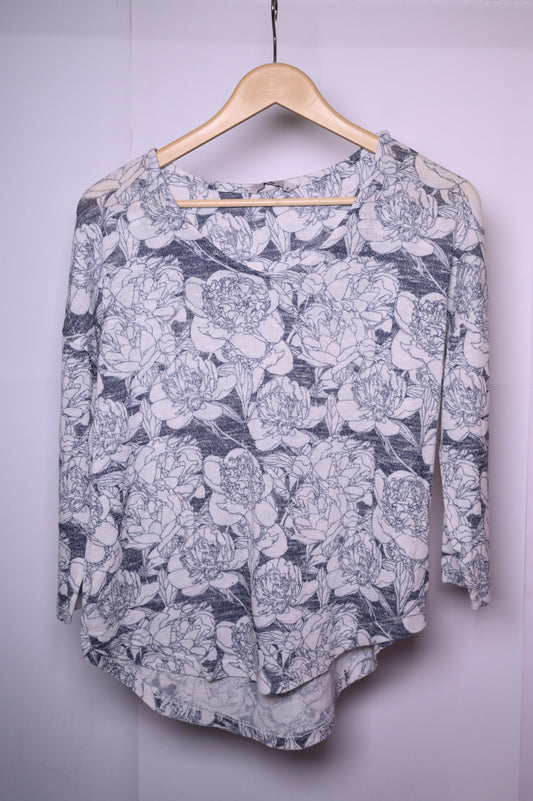 Tu Grey Winter Blouse