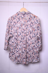 C C Luke Floral Print Blouse – Large