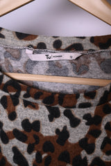 Tu Leopard Print Winter Blouse