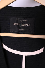 River Island White and Black Shrug - Medium