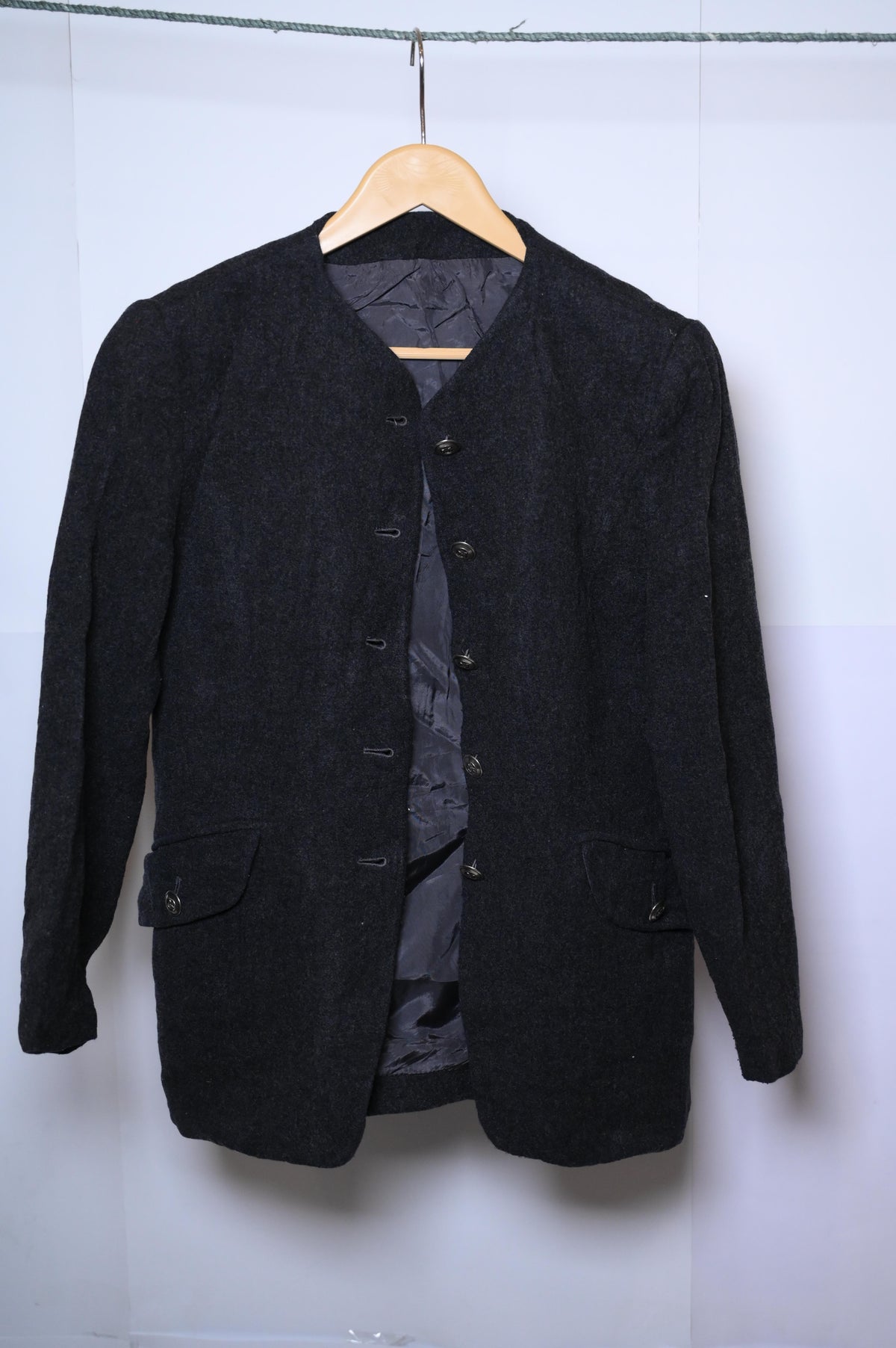 St. Michael Grey Wool Coat