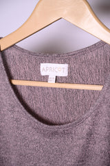 Apricot Grey Blouse – Small