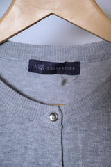 M&S Medium Grey Viscose Sweater