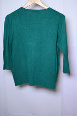 M&S Green Viscose Sweater