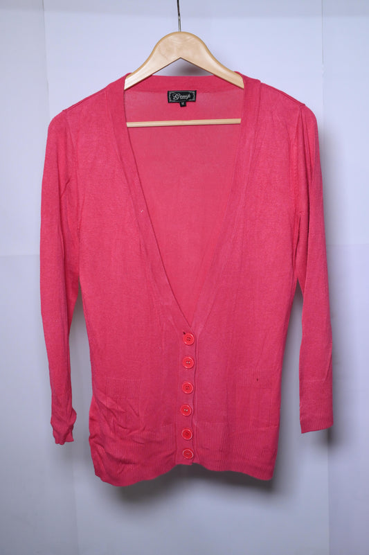 Gossip Pink Viscose Sweater - Small