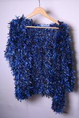 Rug Wraps Blue Crop Top