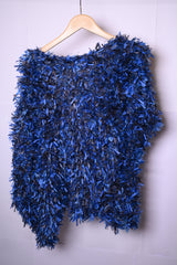 Rug Wraps Blue Crop Top