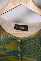 Principles Olive Green Viscose Sweater – Small Size