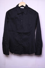 Yessica Black Button-Down Shirt