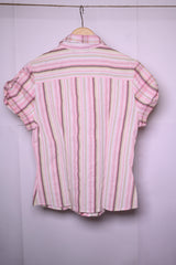 Simoncini Pink & White Stripes Button-Down