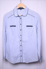 Pimkie Blue Stripes Button-Down