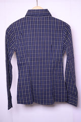 United Colors Blue Checkered Button-Down