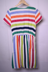 Tu Striped Multi-Colored Dress (Small, Good Condition)