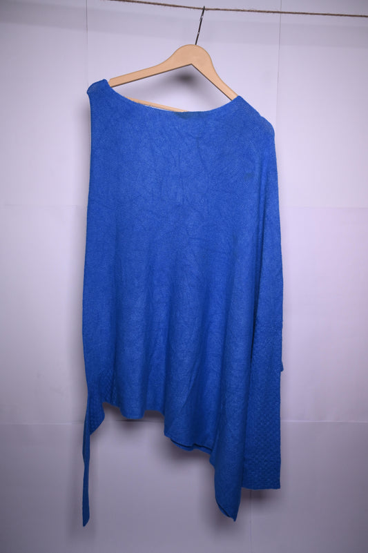 Erika Blue Sweater Dress (Large)