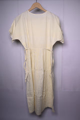 Monika Reul Yellow & White Striped Dress (Small, Good Condition)