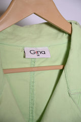 Gina Neon Green Zipper Jacket – Small