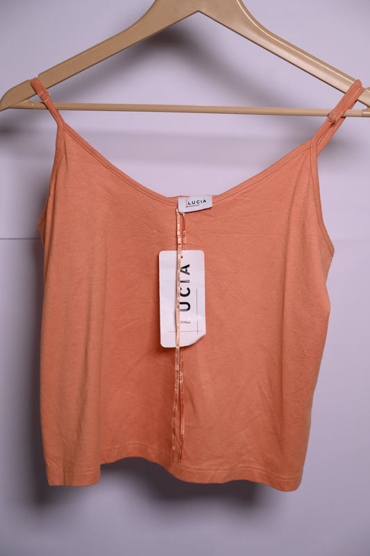 Orange Lucia Tank Top - Small, New with Tags