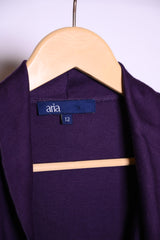 Purple Polyester Shrug