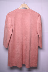 Pink Polyester Shrug