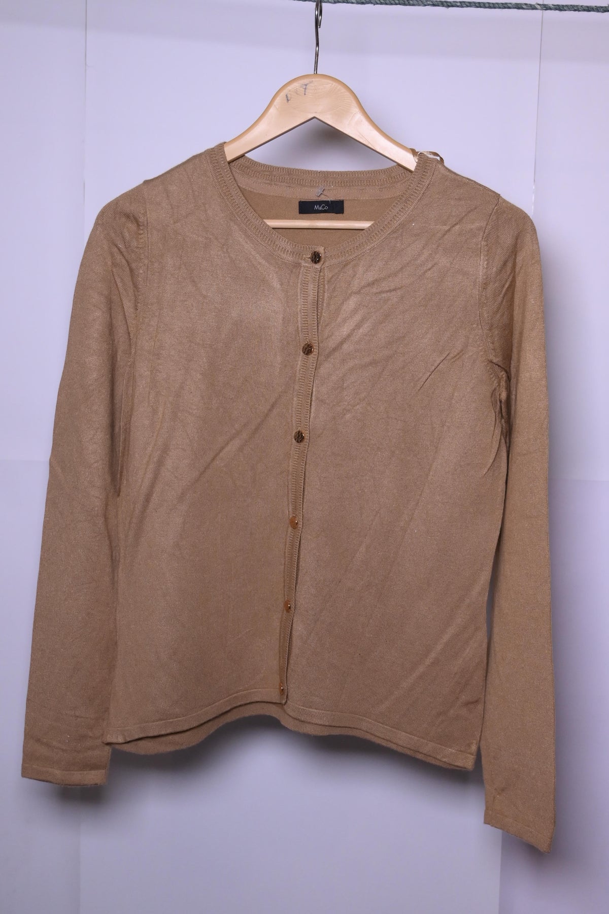 M&Co Light Brown Viscose Sweater - Large