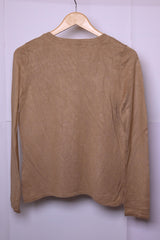 M&Co Light Brown Viscose Sweater - Large