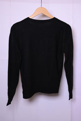 Papaya Black Viscose Sweater – Small Size