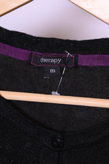 Therapy Sparkly Black Viscose Sweater