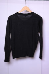 Therapy Sparkly Black Viscose Sweater