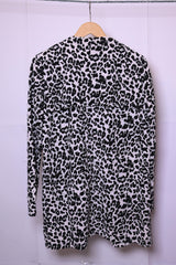 George Cheetah Chic Shrug - Black & White Statement Layer