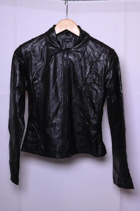 MDL Black Leather Jacket