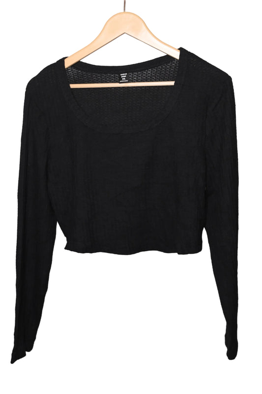 Shein Black Crop Top
