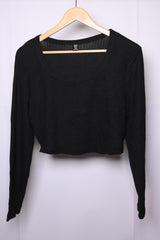 Shein Black Crop Top