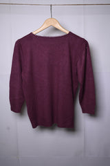 Per Una Deep Purple Winter Blouse