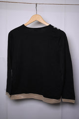 Charneys Black Winter Blouse