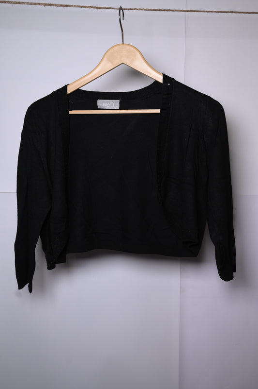 Wallis Black Sweatshirt - Medium