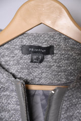 Primark Grey Zipper Jacket – Small