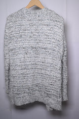 Elegant Grey Wool Shrug